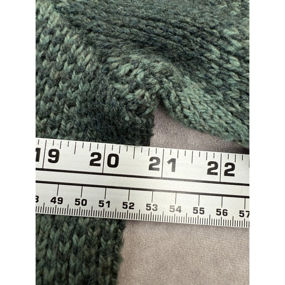 Smartwool Sweater Mens Large Green Gray‎ Buffalo Plaid Wool Blend Pullover F21 - Picture 7 of 16